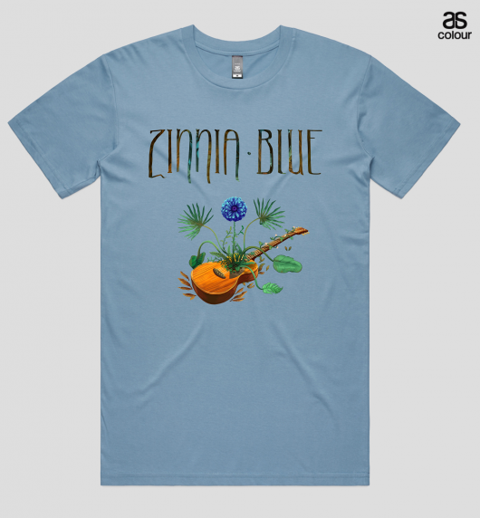 Zinnia Blue T-Shirt - Blue